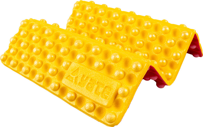 Sedátko skládací YATE BUBBLES Plus žlutá/červená