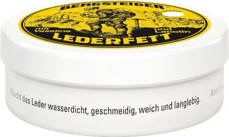 Krém na boty HEY SPORT Bergsteiger- leather grease - bezbarvý 150 ml