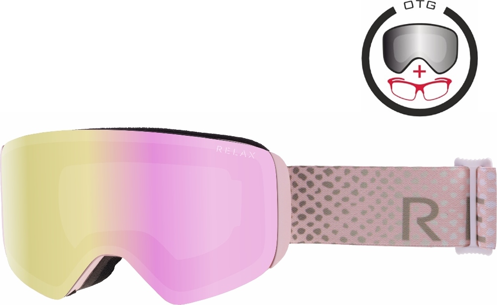 Levně Juniorské lyžařské brýle RELAX Glow HTG73A