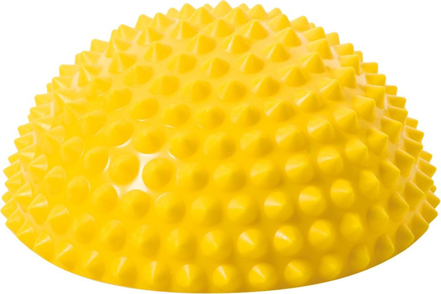 Balanční polokoule JAKOBS Senso Balance Igel s výst. 16 cm žlutá