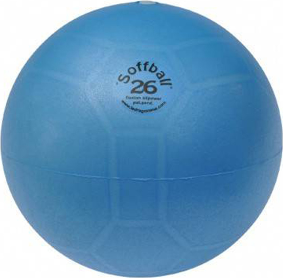 Maxafe míč LEDRAGOMMA TONKEY SOFFBALL 26 cm, modrá, krabička