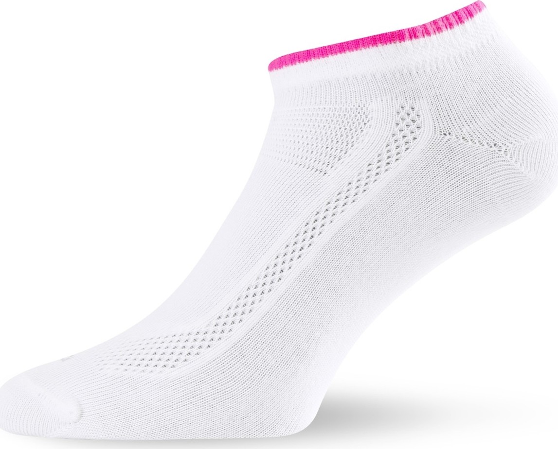 Unisex bavlněné ponožky LASTING Ara bílé/2 páry Velikost: M