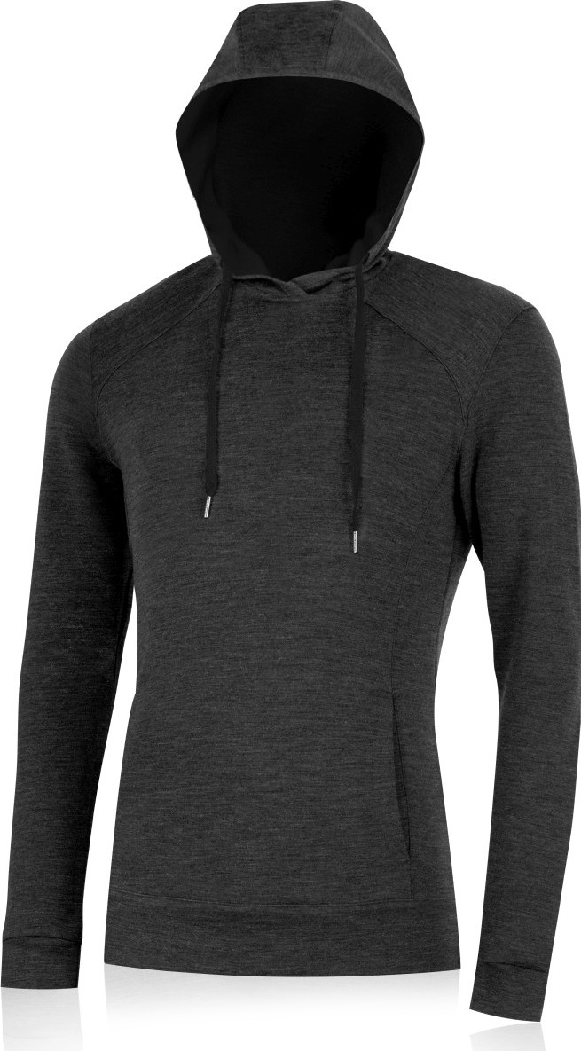 Pánská merino mikina LASTING Werich šedá Velikost: XL