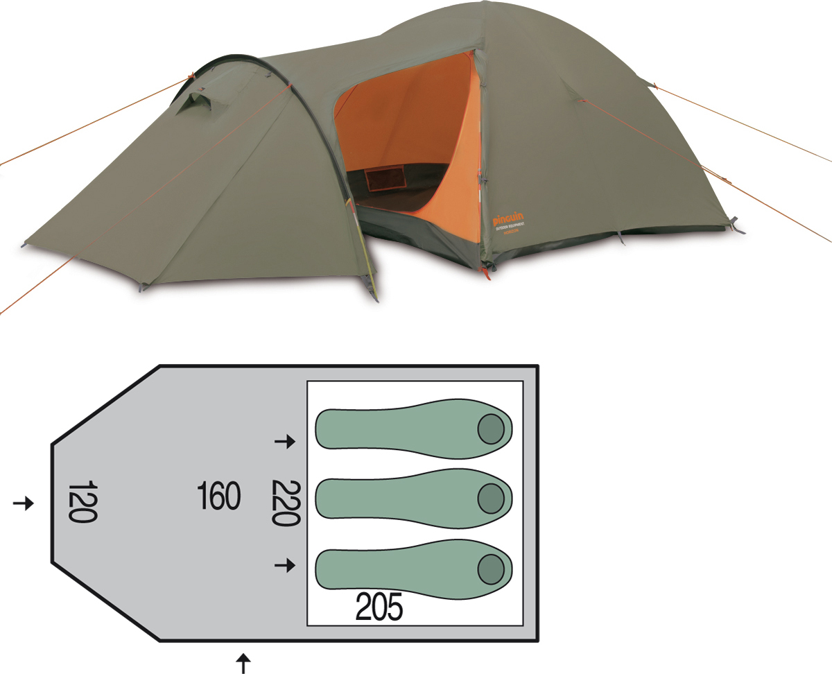 Stan pro 3 osoby PINGUIN Horizon