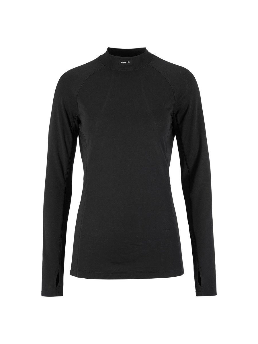 Dámské funkční triko CRAFT Thermal Baselayer Longsleeve - černá Velikost: M