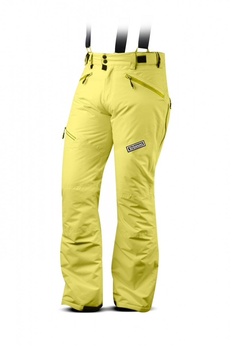 Pánské lyžařské kalhoty TRIMM Tiger lemon Velikost: XXL