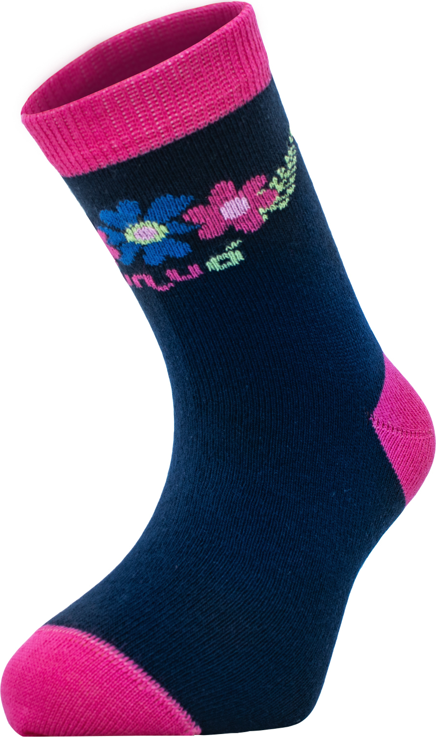 Bambusové ponožky UNUO Květinky (Bamboo socks printed) Velikost ponožky, punčocháče, legíny EU: 24/27
