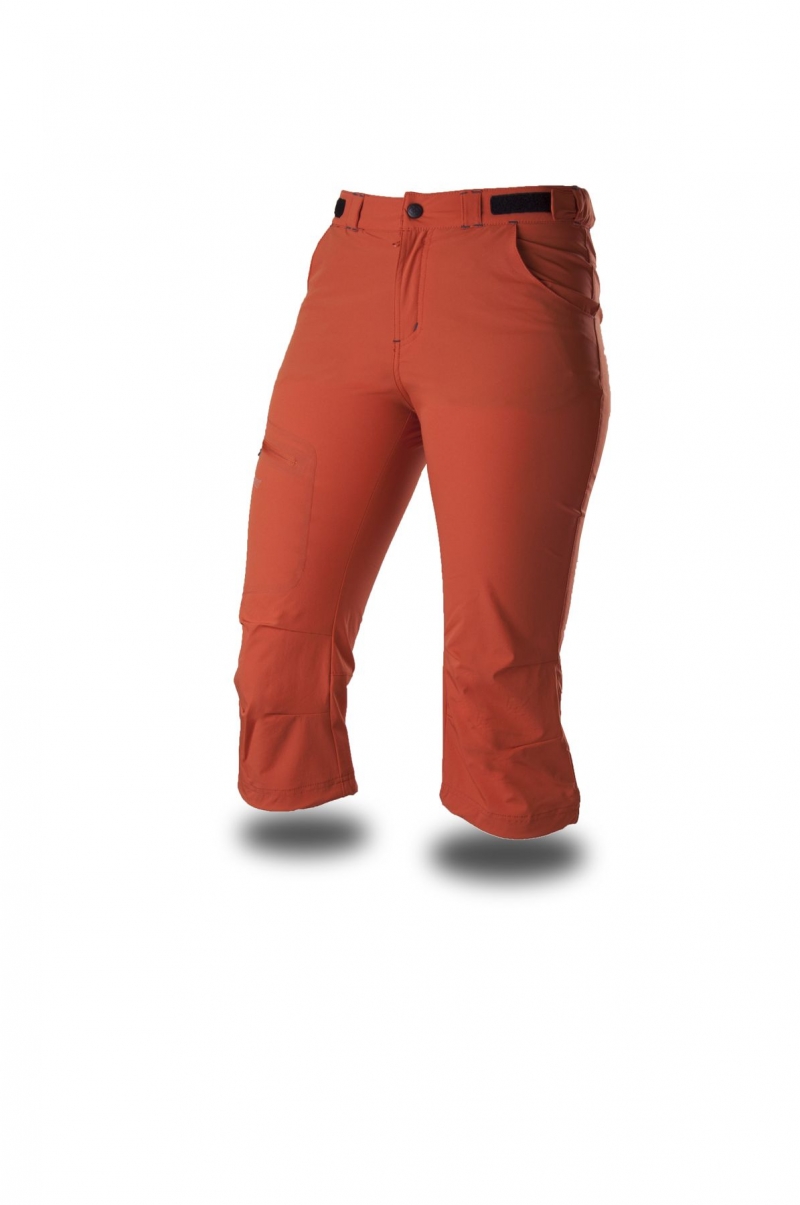 Dámské 3/4 sportovní kalhoty TRIMM Amber Lady dark orange Velikost: XL