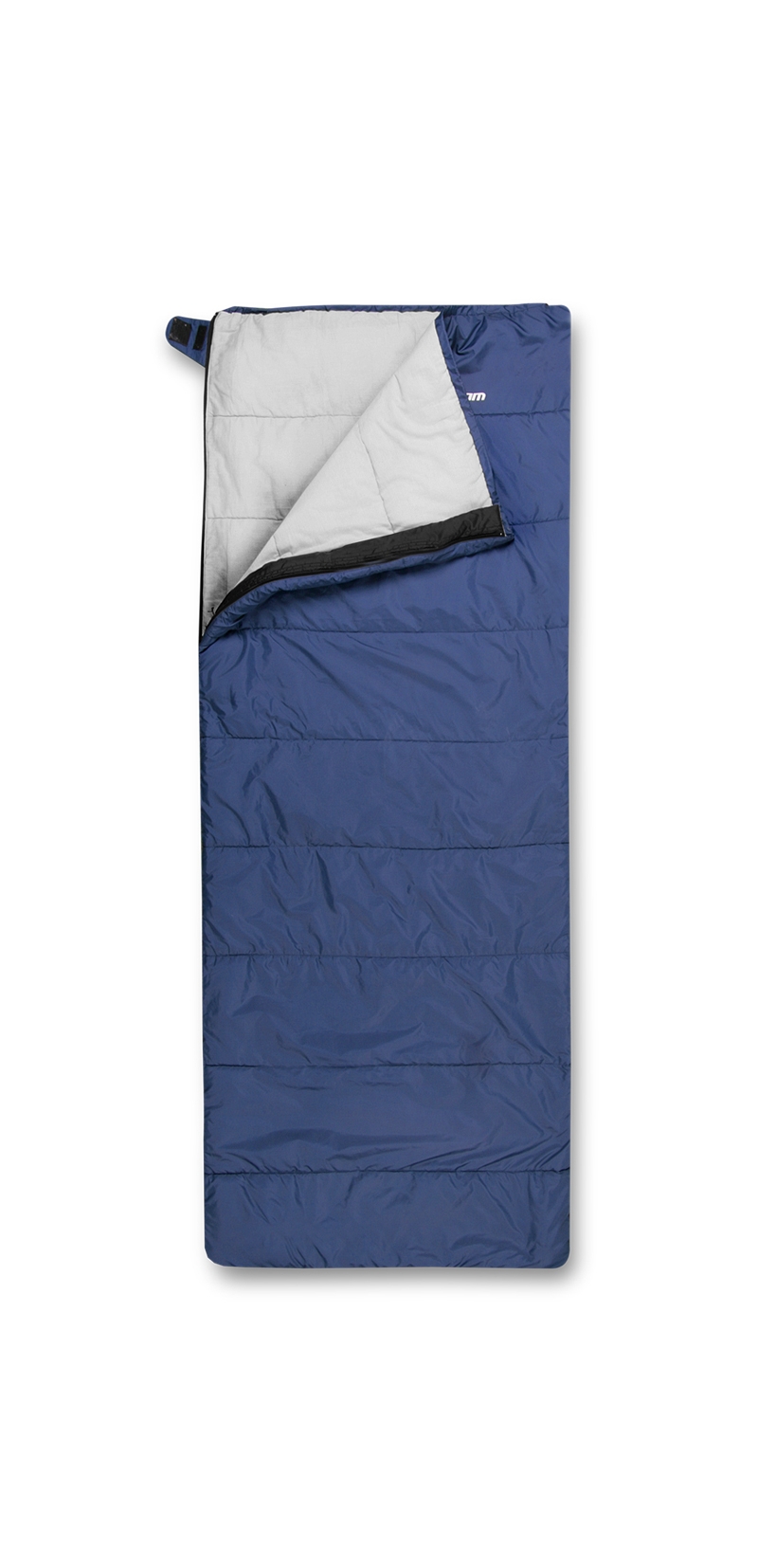 Dekový spacák TRIMM Travel blue Barva: blue, Velikost: 185 cm, Orientace zipu: Pravý