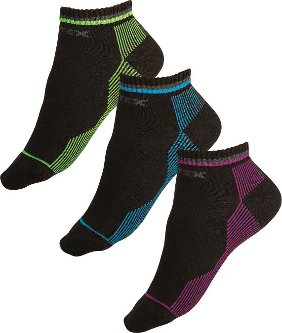 Sportovní ponožky polonízké LITEX Velikost: 28-29, Barva: růžová
