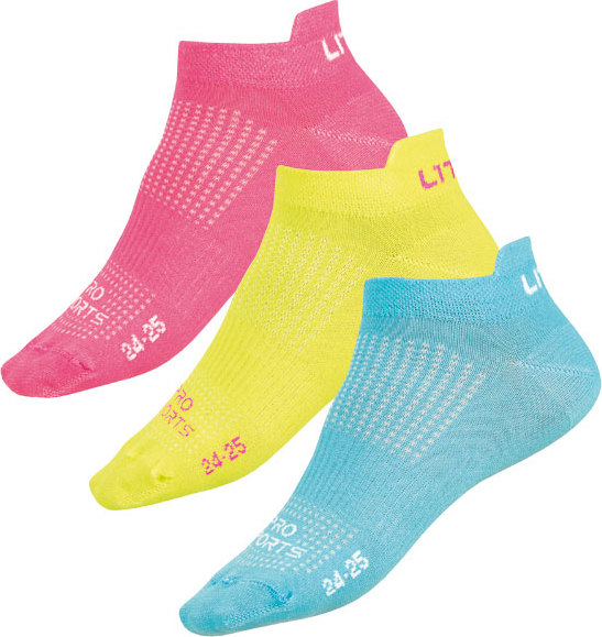Ponožky nízké LITEX Velikost: 26-27, Barva: tyrkysová