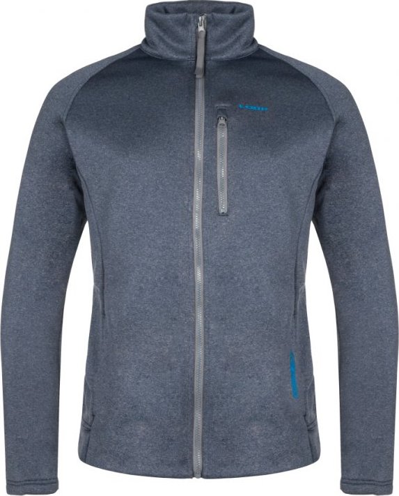 Pánská mikina LOAP Milan modrá žíhaná Velikost: XL