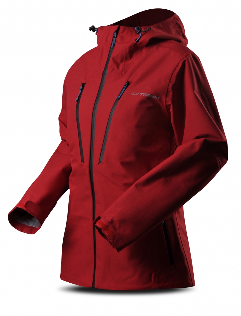 Dámská nepromokavá bunda TRIMM Intensa červená Velikost: XL