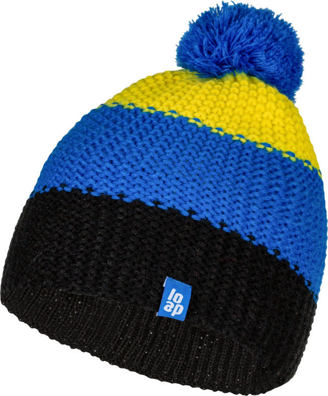 Dětská zimní čepice LOAP Zonko žlutá Velikost: 46-48