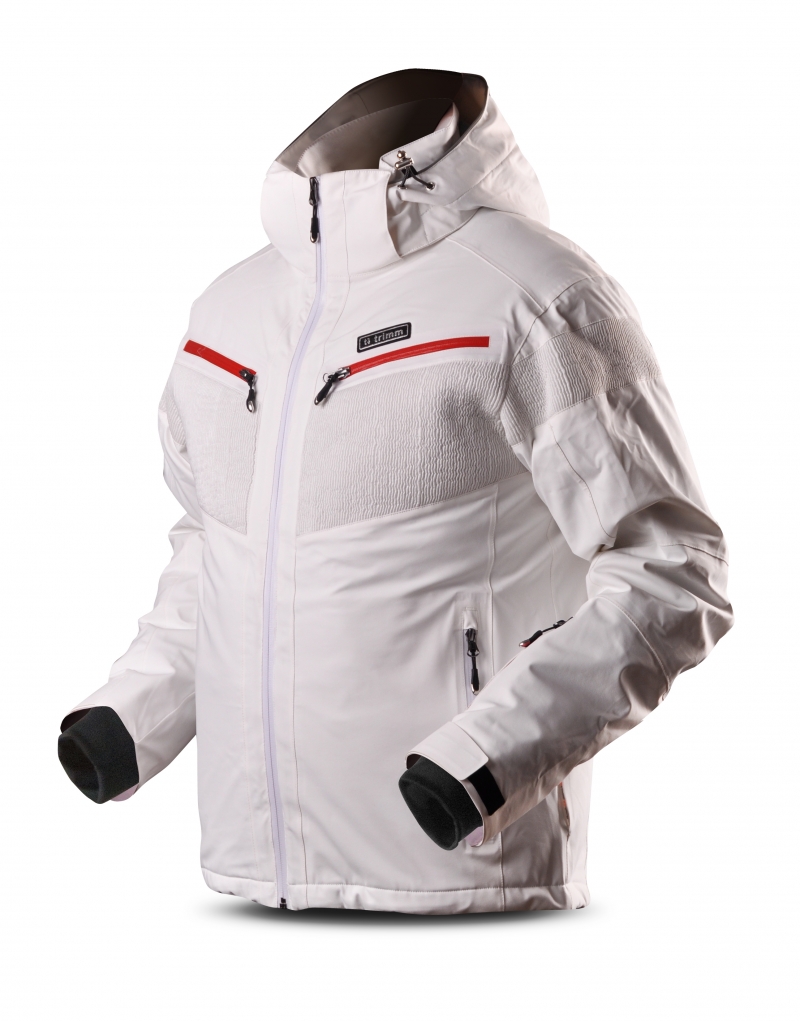Pánská lyžařská bunda TRIMM Torent bílá Velikost: XL
