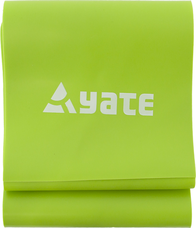 Cvičební pás YATE Fit Band tuhý/zelený