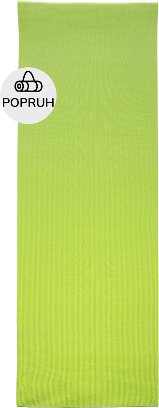 Yoga Mat YATE  dvouvrstvá zelená/šedá