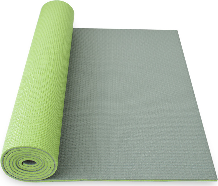 Yoga Mat YATE dvouvrstvá zelená/šedá