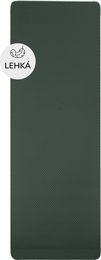 Yoga Mat dvouvrstvá YATE sv.zelená/tm.zelená