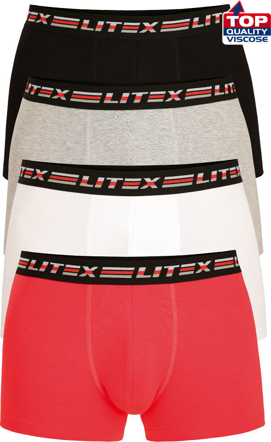 Pánské boxerky LITEX Velikost: XL, Barva: Bílá
