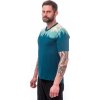 Pánský cyklistický dres SENSOR Helium safír/trees (Velikost S, Barva modrá)