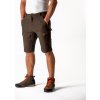 Pánské strečové šortky NORTHFINDER Agustin hnědé (VELIKOST L)