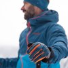 Zimní běžkařské rukavice PROGRESS Snowsport Gloves tm.modrá/kari