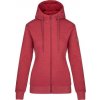 Dámská bavlněná mikina KILPI Leines tmavě červená (Velikost 34)