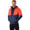 Pánská hybridní bunda NORTHFINDER Kashton oranžová/modrá (VELIKOST S)