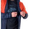 Pánská hybridní bunda NORTHFINDER Kashton oranžová/modrá (VELIKOST S)