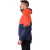 Pánská hybridní bunda NORTHFINDER Kashton oranžová/modrá (VELIKOST S)