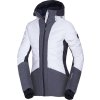 Dámská lyžařská bunda NORTHFINDER Brandy bilá/šedá. (VELIKOST S)