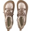 Zimní barefoot boty BE LENKA Snowfox - Champagne & Brown (Velikost 36)