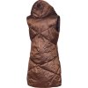Dámská zateplená vesta NORTHFINDER Rosemary hnědá (VELIKOST M)
