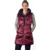 Dámská zateplená vesta NORTHFINDER Rosemary vínová (VELIKOST L)