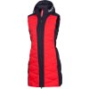Dámská zateplená vesta NORTHFINDER Betty červená (VELIKOST M)