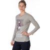 Dámské bavlněné tričko NORTHFINDER Faye šedé (VELIKOST L)
