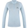Dámské merino triko HUSKY Merow Zip modré (Velikost XL)