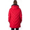 Dámská prošívaná bunda NORTHFINDER Dolores červená (VELIKOST XL)