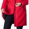 Dámská prošívaná bunda NORTHFINDER Dolores červená (VELIKOST XL)