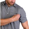Pánská funkční košile NORTHFINDER Terrence šedá (VELIKOST L)