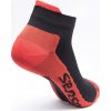 Ponožky SENSOR Race coolmax invisible černá/červená (Barva černá, Velikost 9/11)