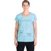 Dámské bavlněné triko NORTHFINDER Gayle modré (VELIKOST M)