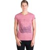 Dámské bavlněné triko NORTHFINDER Mable růžové (VELIKOST M)