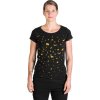 Dámské bavlněné triko NORTHFINDER Judith černé (VELIKOST XS)