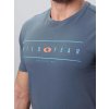 Pánské bavlněné tričko LOAP Brodar modré (Velikost XL)