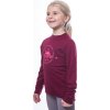 Dětské merino triko SENSOR Df Territory fialové (Barva fialová, Velikost 110)