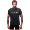 Pánské funkční tričko SENSOR Coolmax Tech Mountains Limited černé (Velikost XL, Barva černá)