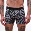 Pánské boxerky SENSOR Coolmax impress černá/stars (Velikost XXL, Barva černá)