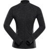 Dámská funkční mikina ALPINE PRO Golla 2 černá (Velikost 56)